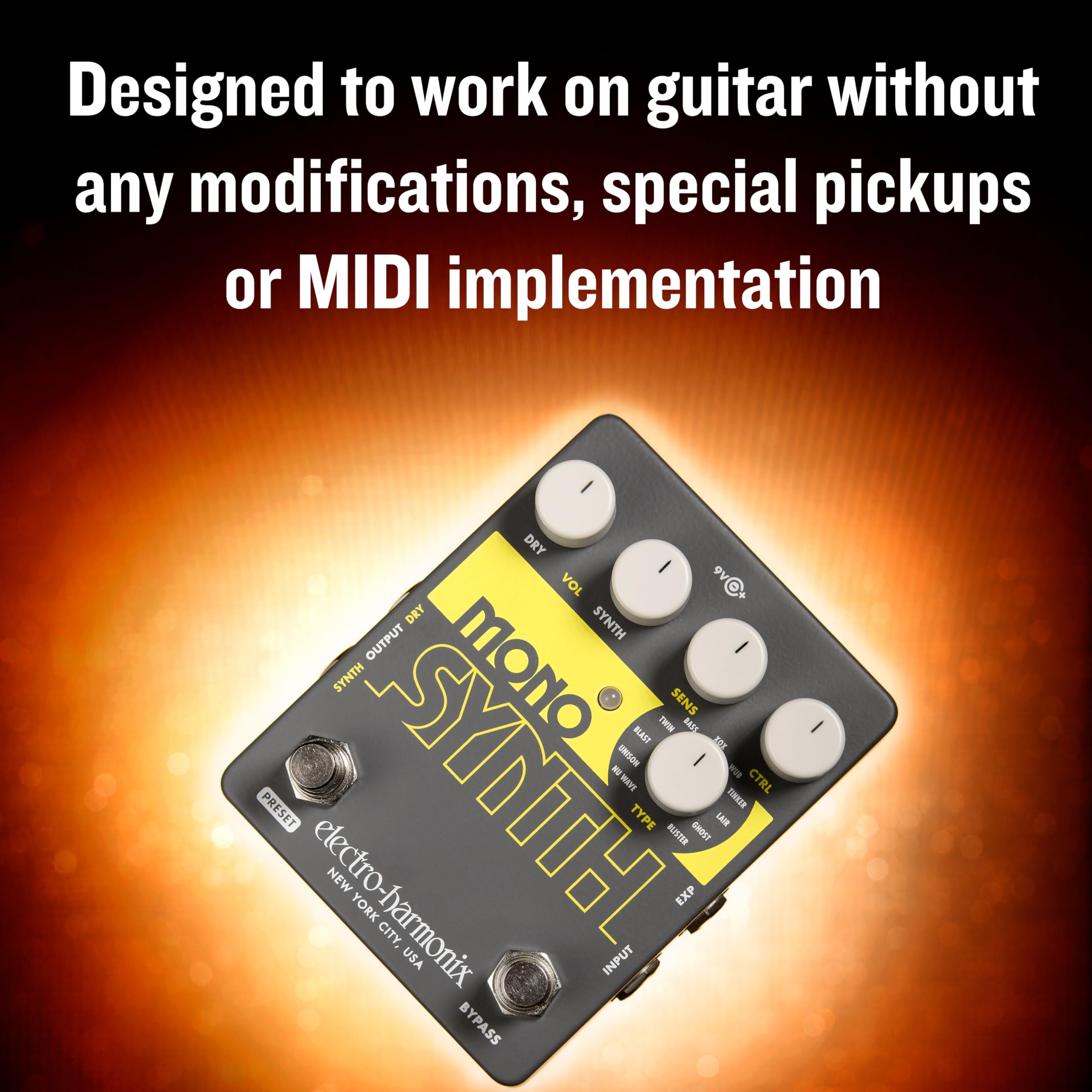 Amazon | electro-harmonix/Mono Synth Guitar Synthesizer ギター